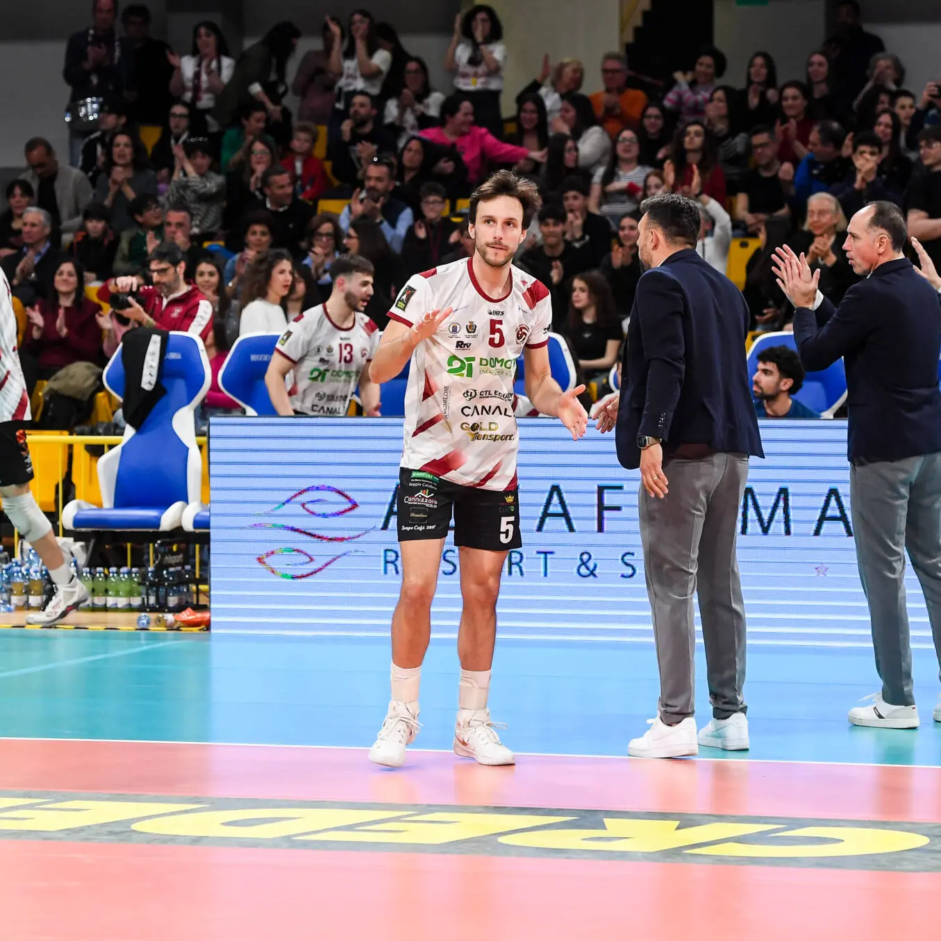 Domotek Volley, Zappoli: «Un pubblico cosi? Neanche in Superlega»