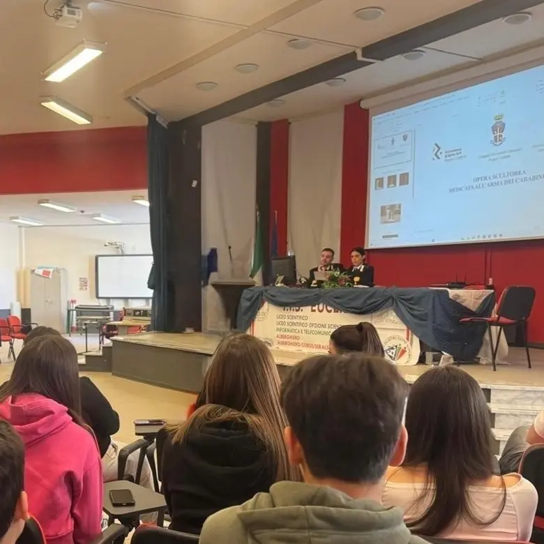 Bova Marina, l'Arma ha incontrato gli studenti delle seconde classi del liceo scientifico Euclide