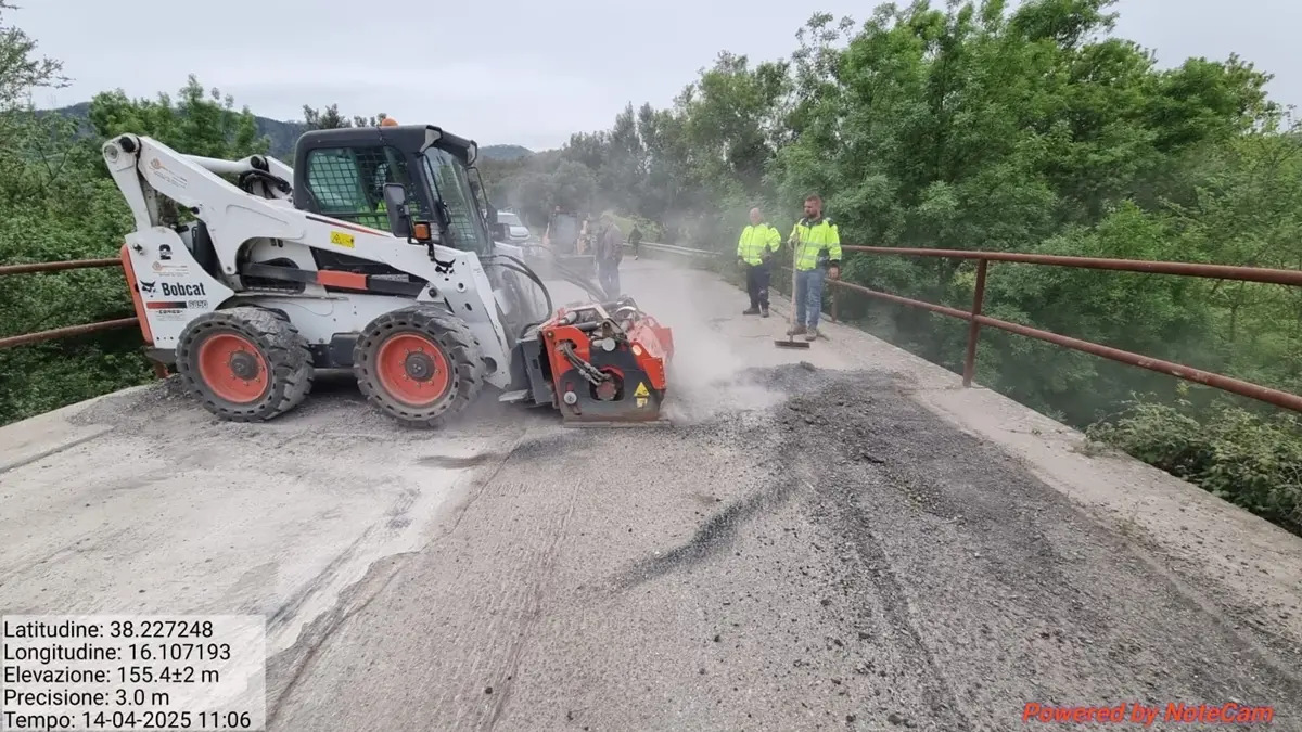 Platì, Sarica: «La messa in sicurezza del ponte i lavori su tutta la Sp 79 sono segno di attenzione»