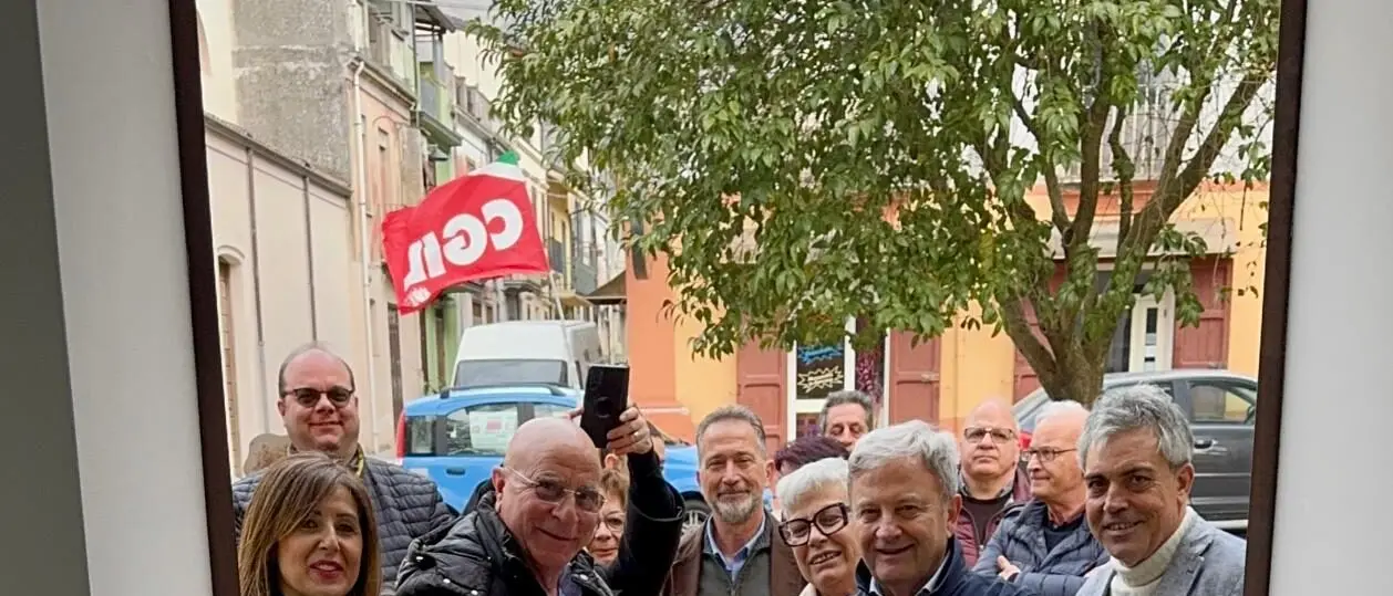 Cittanova, inaugurata una nuova sede della Camera del Lavoro SPI CGIL