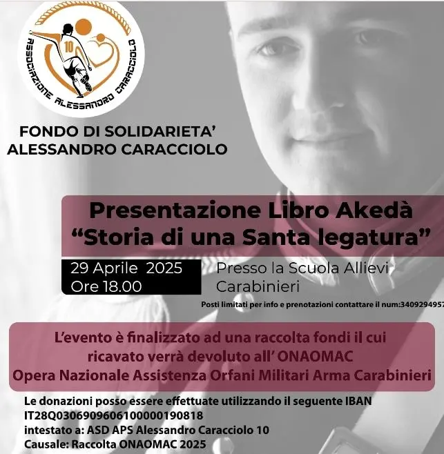 Reggio, presentazione del libro \"Akedà - Storia di una Santa legatura\"