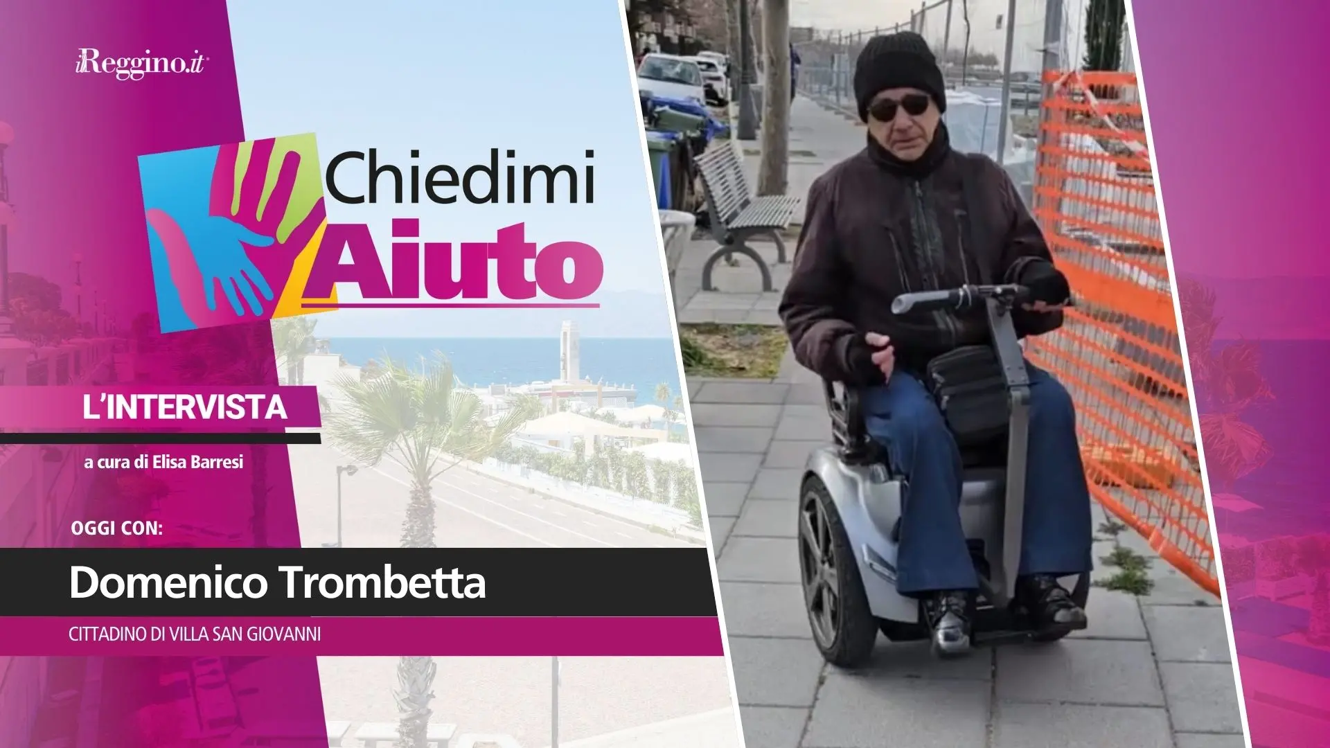 CHIEDIMI AIUTO | Trombetta: «Ai disabili è vietato l’accesso al lungomare di Villa San Giovanni ma il sindaco non risponde»