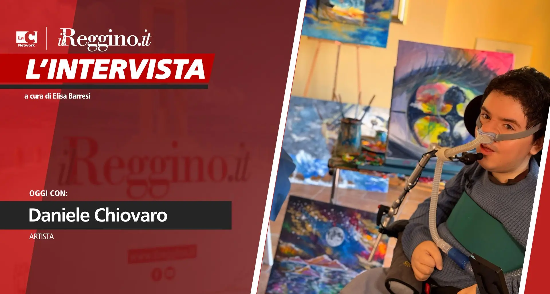 A TU PER TU | Daniele Chiovaro: «L'arte mi ha insegnato la libertà che va oltre ogni limite» - VIDEO