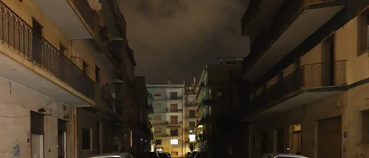 Black out in Via Filippini nel cuore di Reggio Calabria