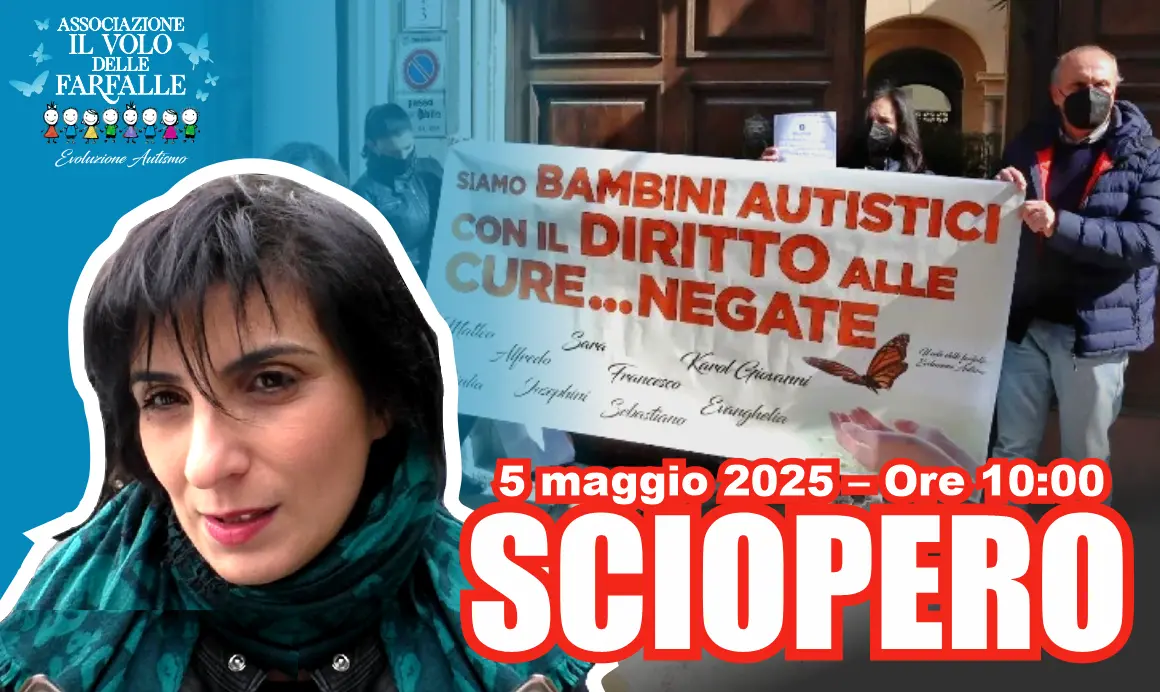 Autismo, sit-in dell'Associazione \"Il volo delle Farfalle\" il 5 maggio davanti alla sede dell'Asp reggina