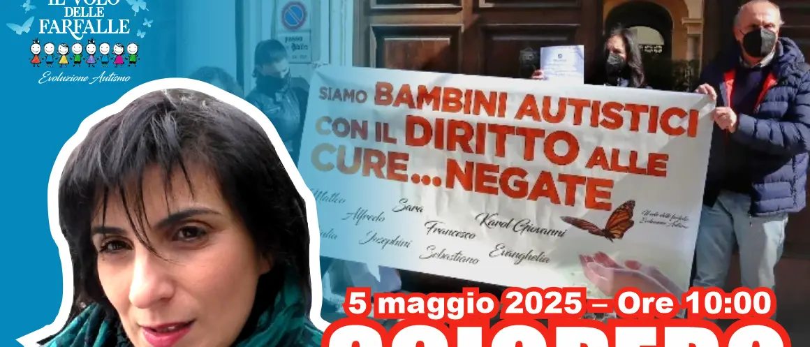 Autismo, sit-in dell'Associazione \"Il volo delle Farfalle\" il 5 maggio davanti alla sede dell'Asp reggina
