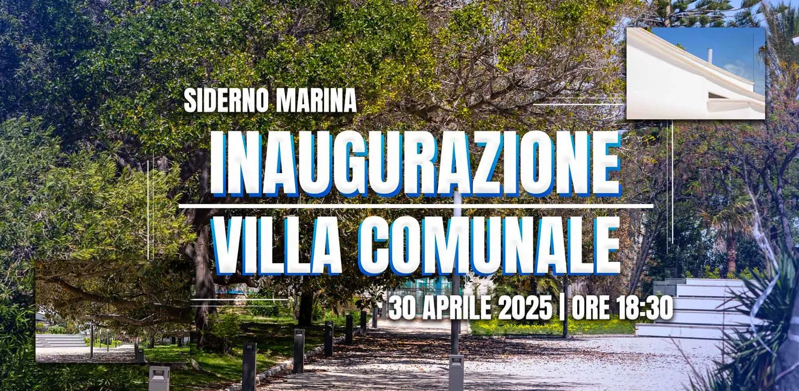 Siderno, riapre domani la Villa Comunale