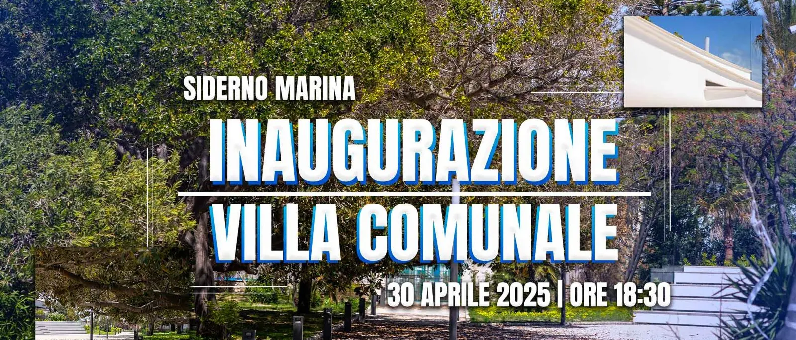 Siderno, riapre domani la Villa Comunale
