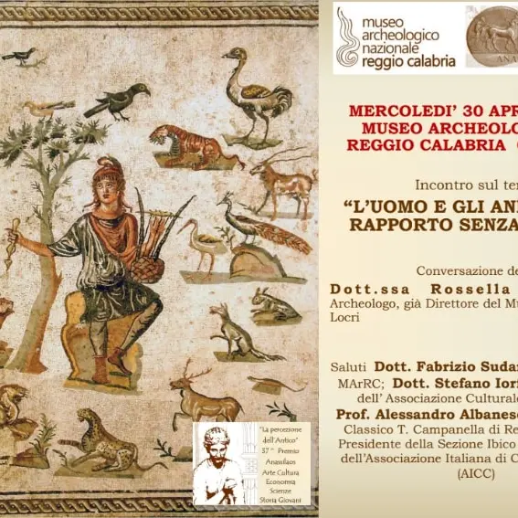 Reggio, l'Anassilaos organizza l'incontro dal tema “L’uomo e gli animali: un rapporto senza tempo”