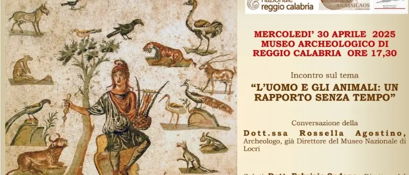 Reggio, l'Anassilaos organizza l'incontro dal tema “L’uomo e gli animali: un rapporto senza tempo”