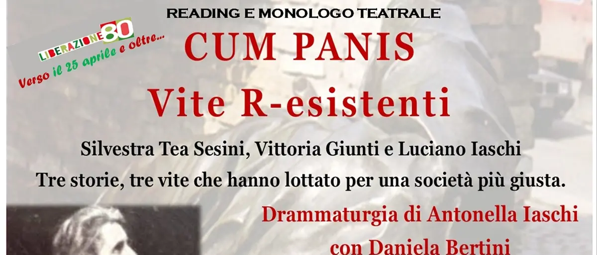 Reggio, venerdì lo spettacolo teatrale Cum Panis Vite R-esistenti