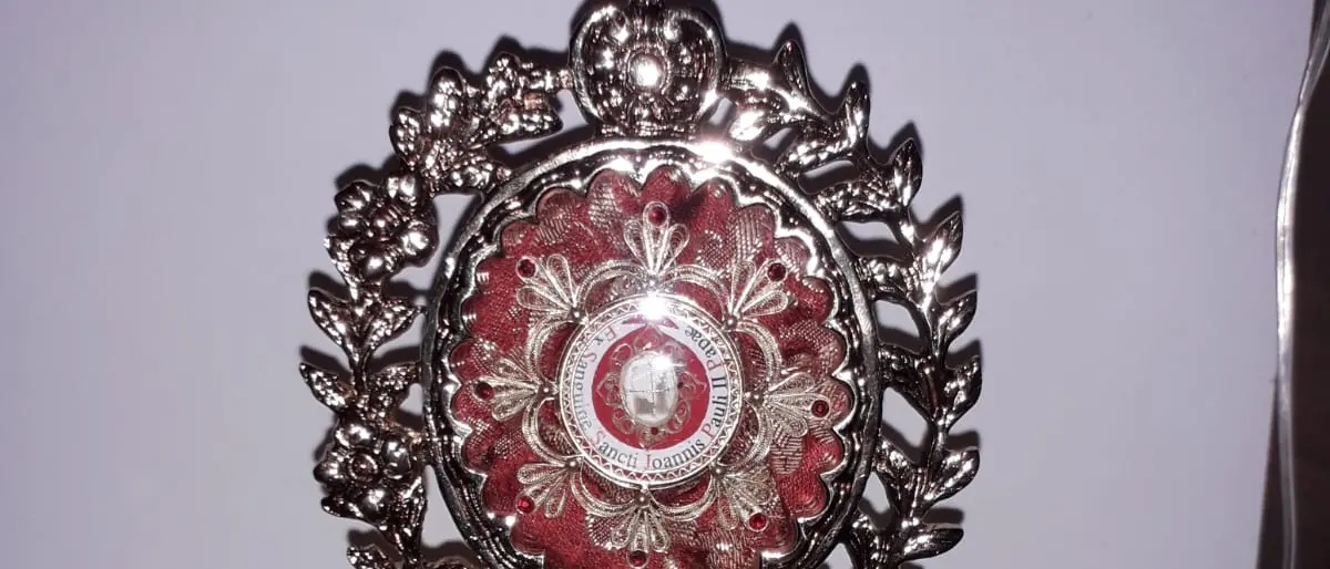 A Masella il prezioso reliquiario di S. Giovanni Paolo II