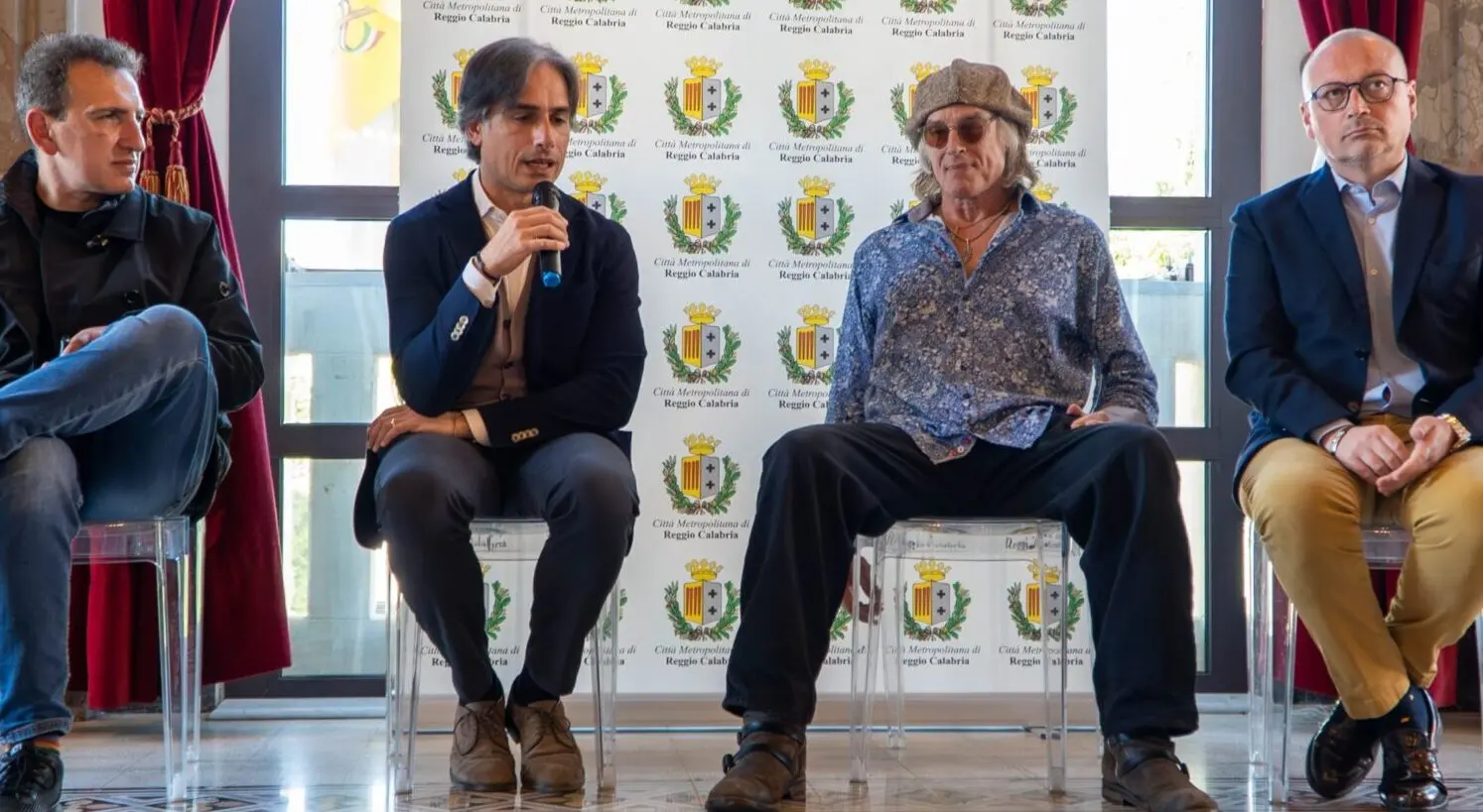 Presentazione \"Reggio Primo Maggio” con Ronn Moss, Falcomatà: «La città è diventata destinazione»