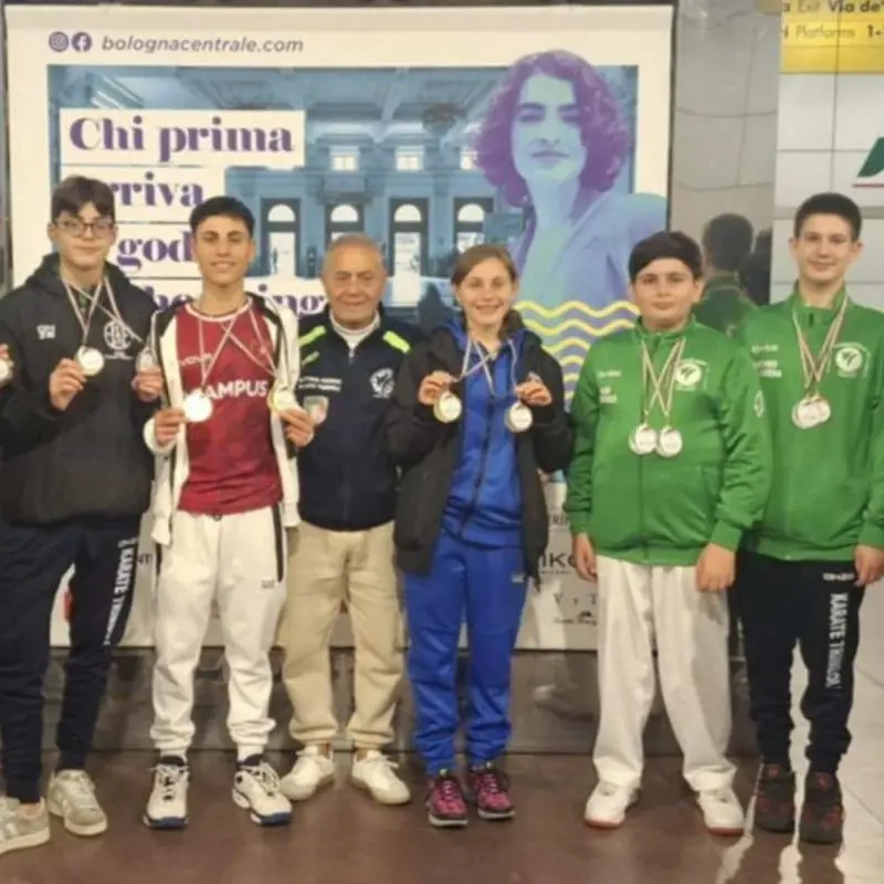 Reggio, il team Karate Trimboli porta a casa cinque tricolori d'Italia ai Campionati Nazionali di Rimini
