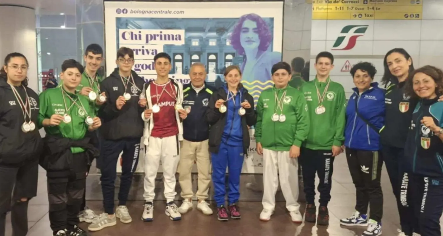 Reggio, il team Karate Trimboli porta a casa cinque tricolori d'Italia ai Campionati Nazionali di Rimini