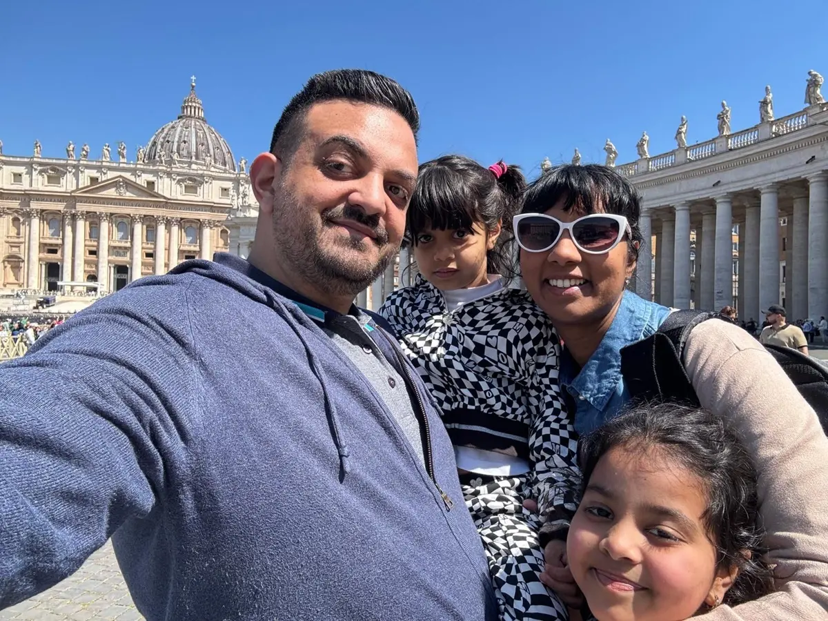 La famiglia Conti a Roma per il Giubileo della Disabilità e dell'Inclusione