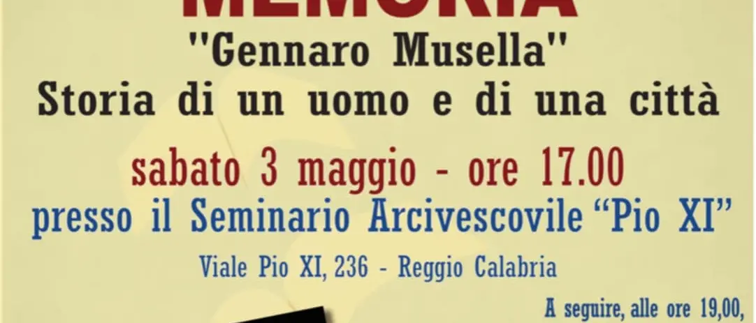 Reggio, al Seminario Pio XI iniziativa in ricordo di Gennaro Musella
