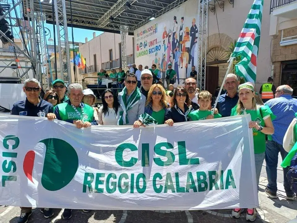 Reggio, la Cisl metropolitana a Casteldaccia per sostenere la sicurezza sul lavoro