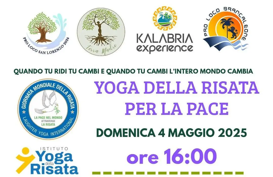Una risata cambierà il mondo: a San Pantaleone lo Yoga della Risata per la Pace