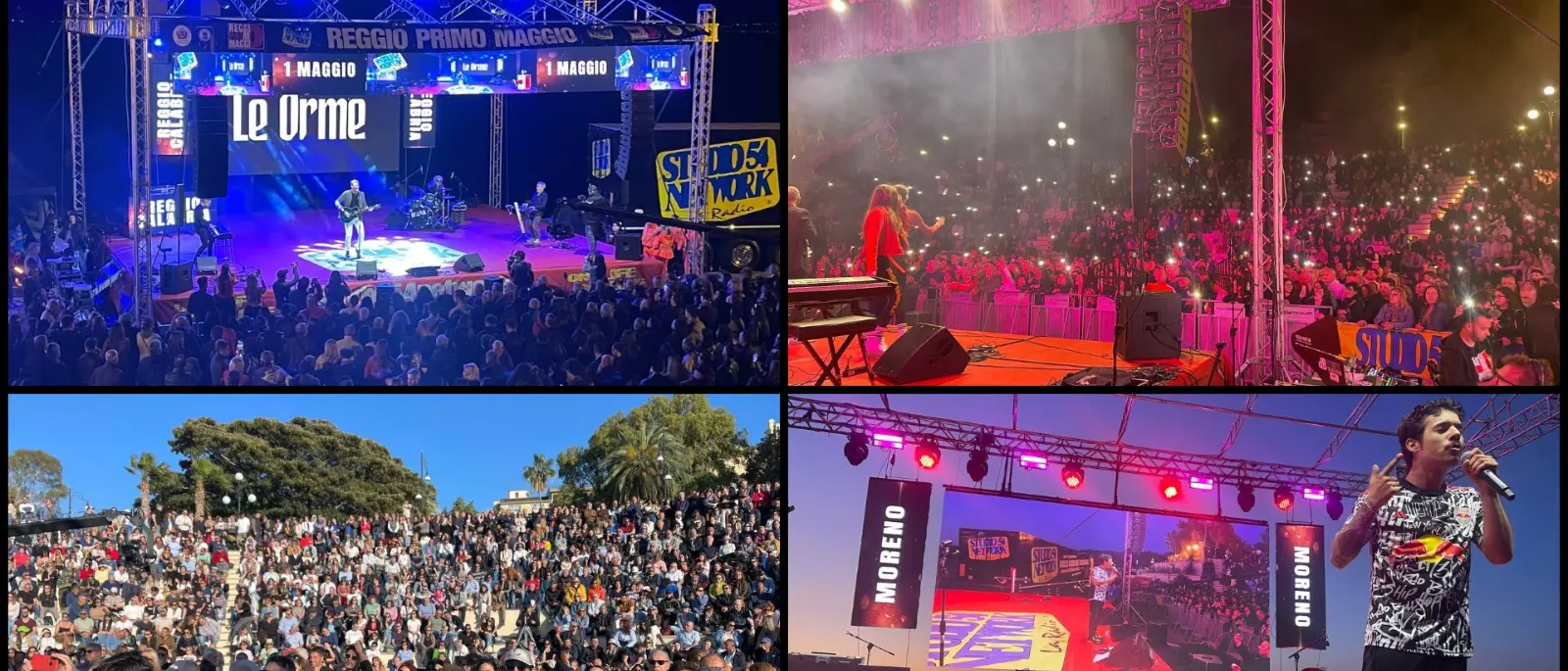 ReggioPrimoMaggio accende l’Arena dello Stretto: da Patty Pravo a Ronn Moss una vetrina internazionale per la Calabria - FOTO e VIDEO