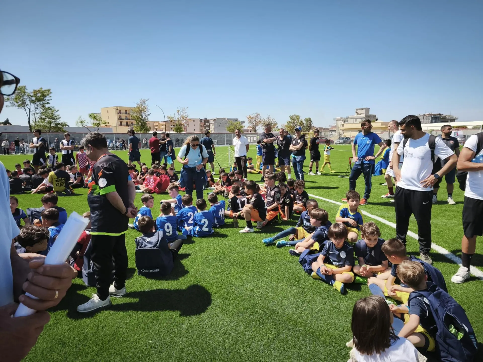 Inaugurazione del campo di Ciccarello il Gruppo Italia Viva: «Uno splendido lavoro di squadra»