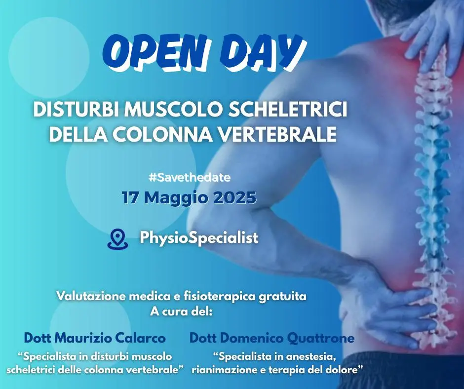 Reggio, visite gratuite per prevenire i disturbi muscolo scheletrici