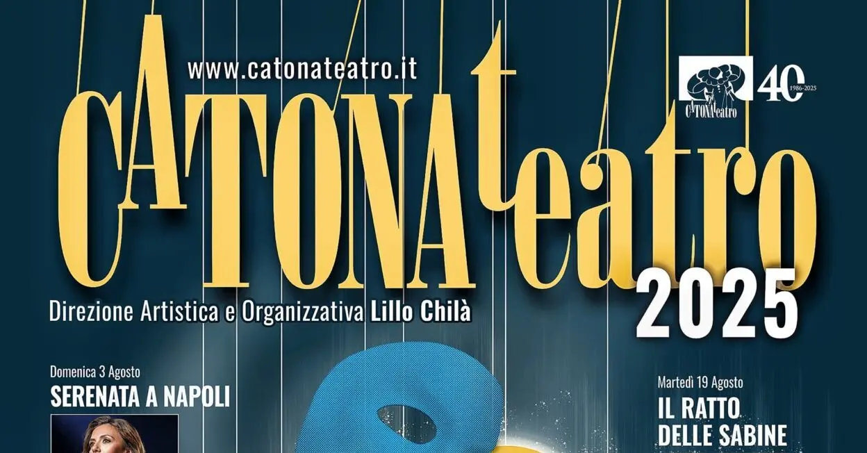 Catonateatro compie 40 anni: Serena Rossi, Cristicchi, Sister Act e West Side Story guidano l’edizione 2025