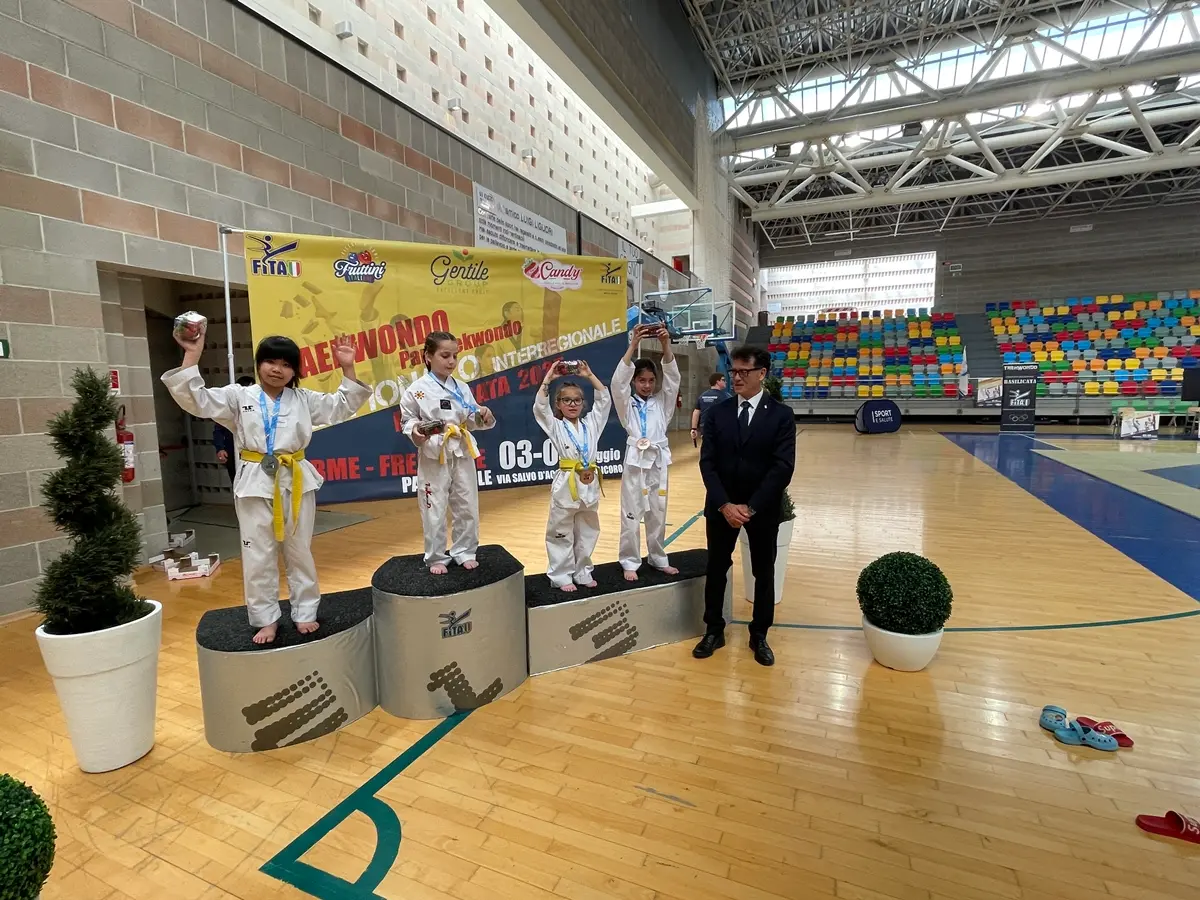 Taekwondo, tris d’Argento al Femminile per l'Academy Sport Center di Reggio al Campionato Interregionale Basilicata
