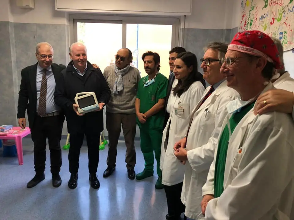 La Medicoop S. Agata dona alla chirurgia pediatrica un monitor multiparametrico e non solo