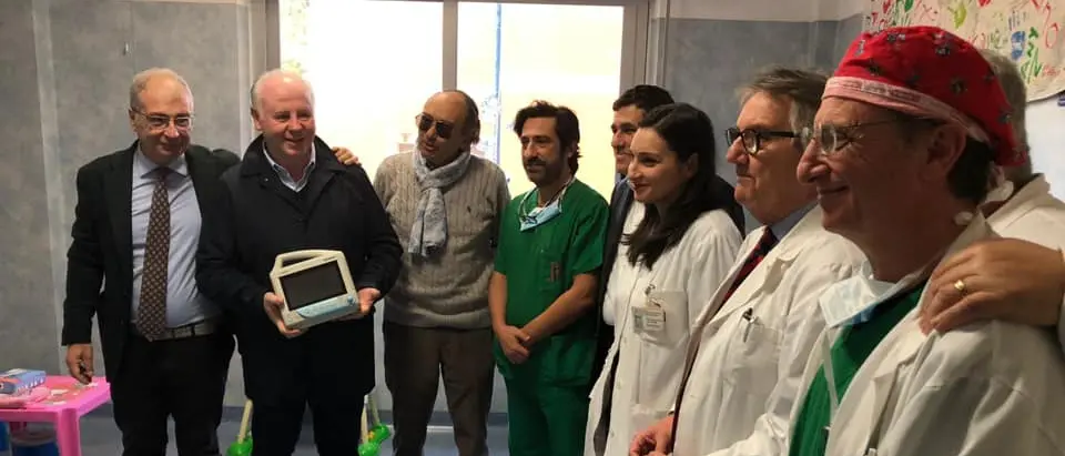 La Medicoop S. Agata dona alla chirurgia pediatrica un monitor multiparametrico e non solo