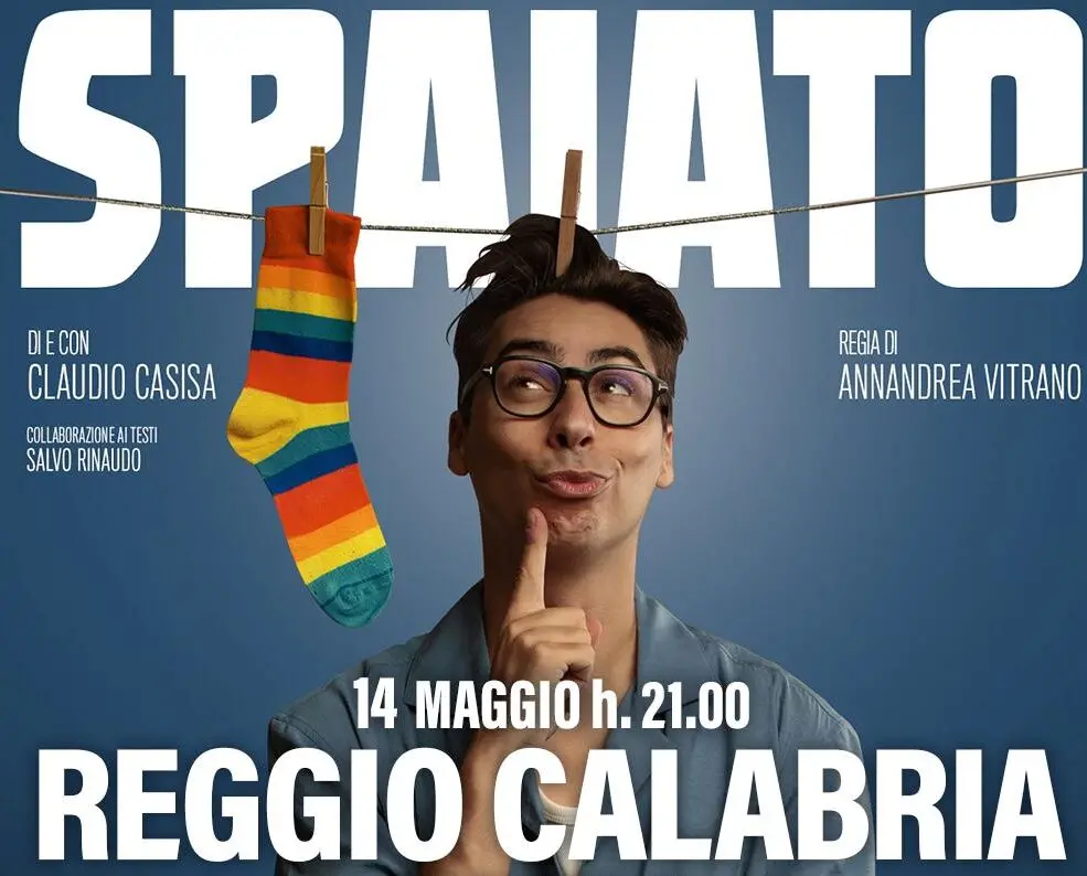 Reggio, l'attore comico Claudio Casisa al Cine Teatro Odeon con \"Spaiato\"