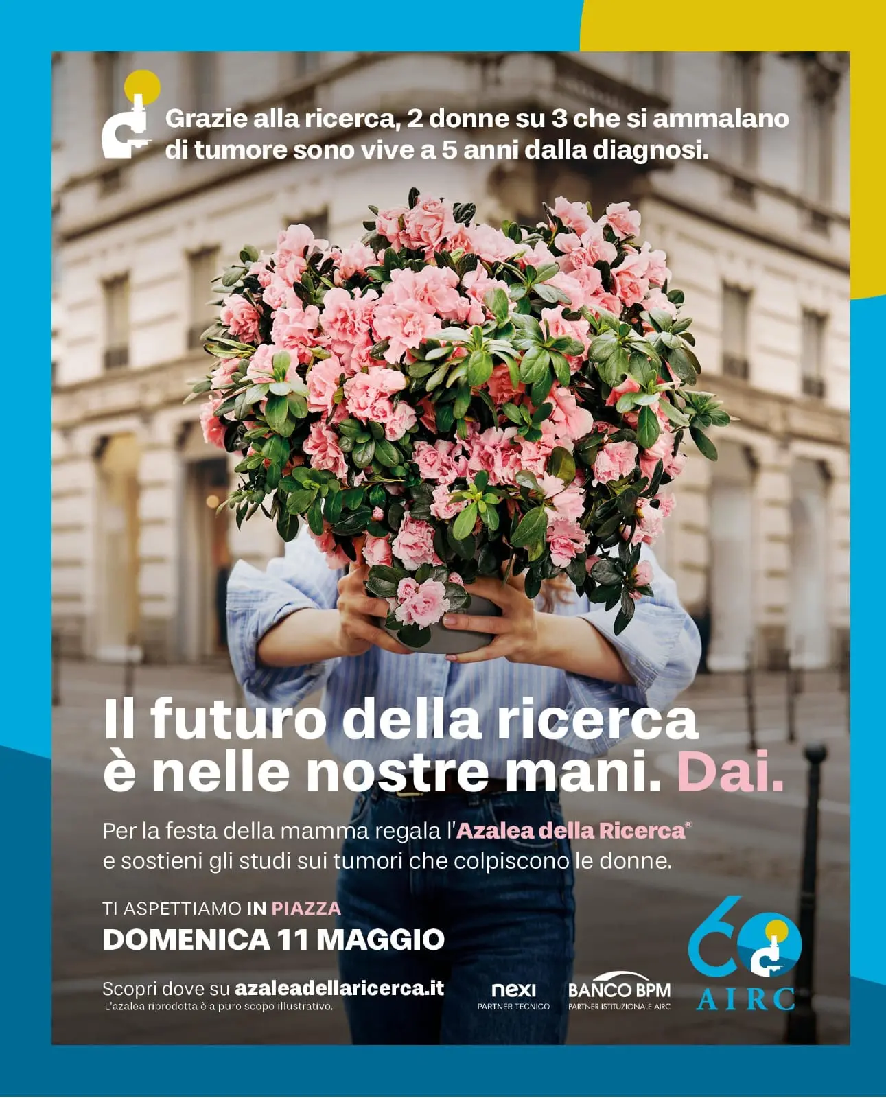 Reggio, per la festa della mamma torna l'azalea Airc