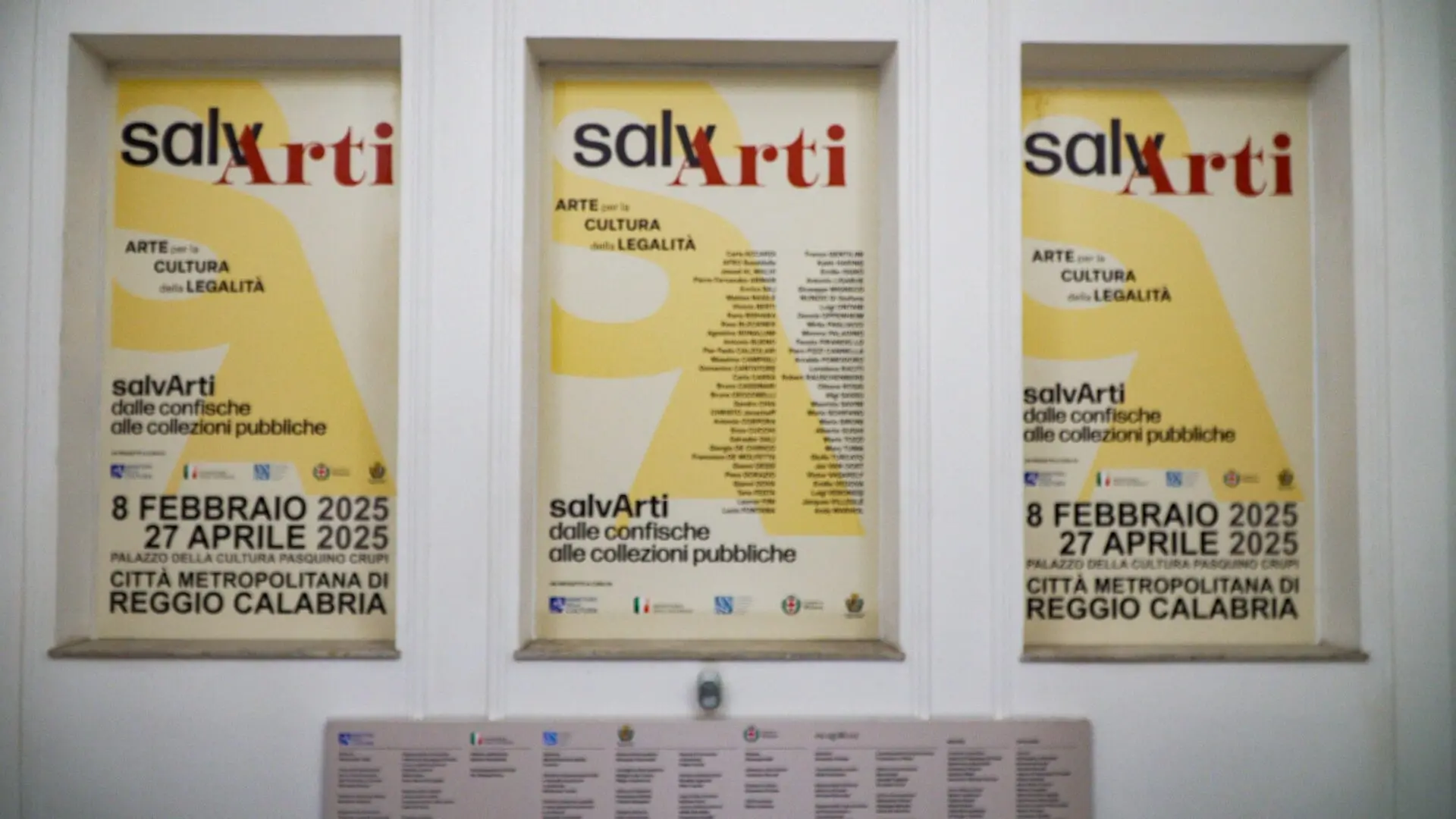 Reggio, si conclude al Palazzo della Cultura la mostra 'SalvArti, dalle confische alle collezioni pubbliche'