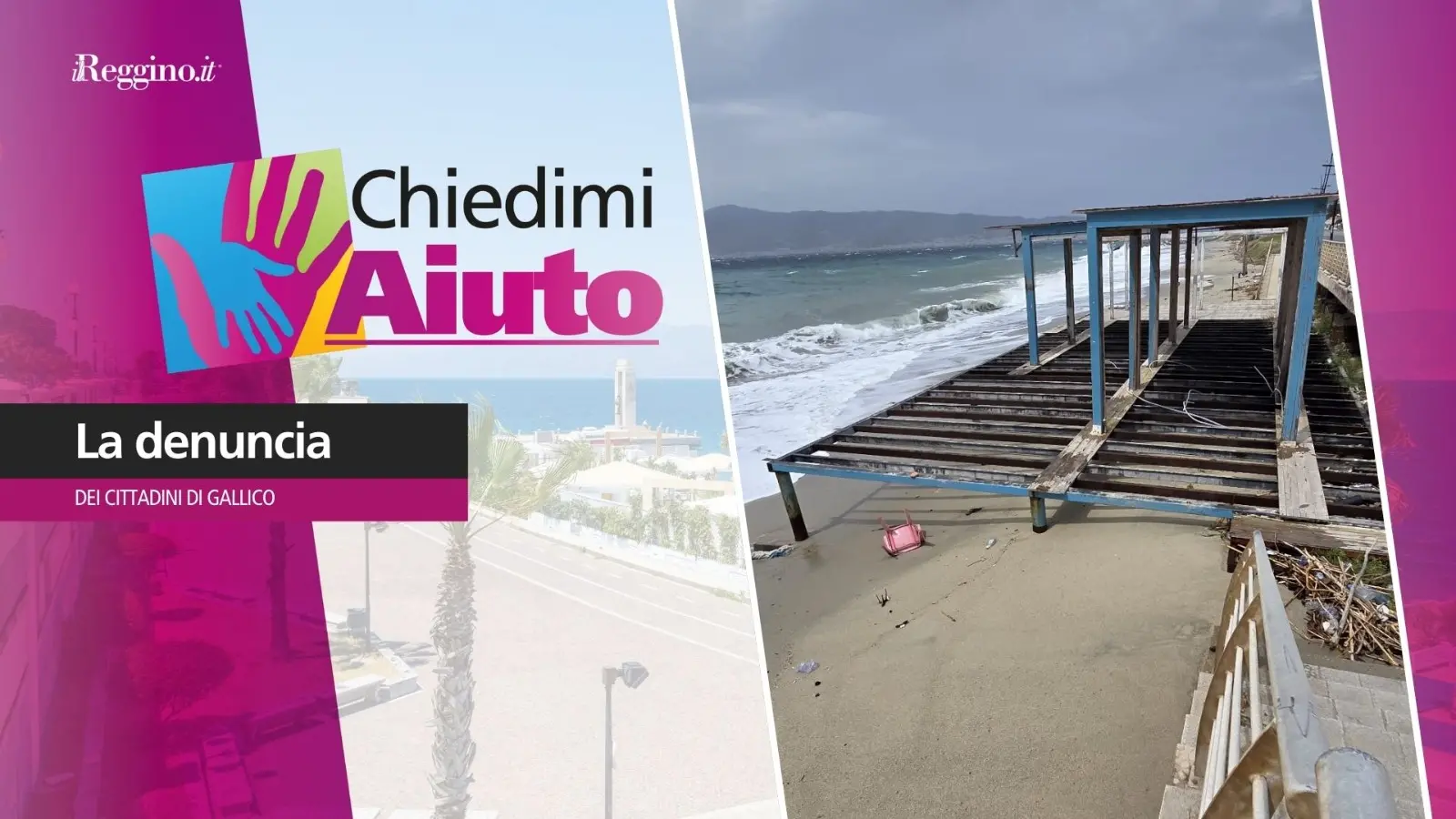 CHIEDIMI AIUTO | Gallico sommersa dal degrado: litorale abbandonato, cittadini chiedono aiuto prima dell’estate - FOTO