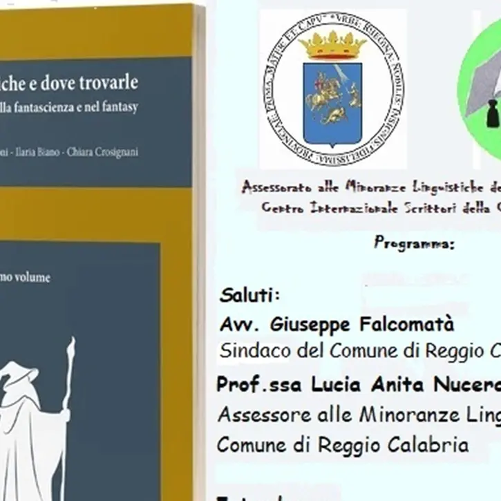 Reggio, il Cis promuove l'incontro su Religioni e miti nell’immaginario fantastico contemporaneo
