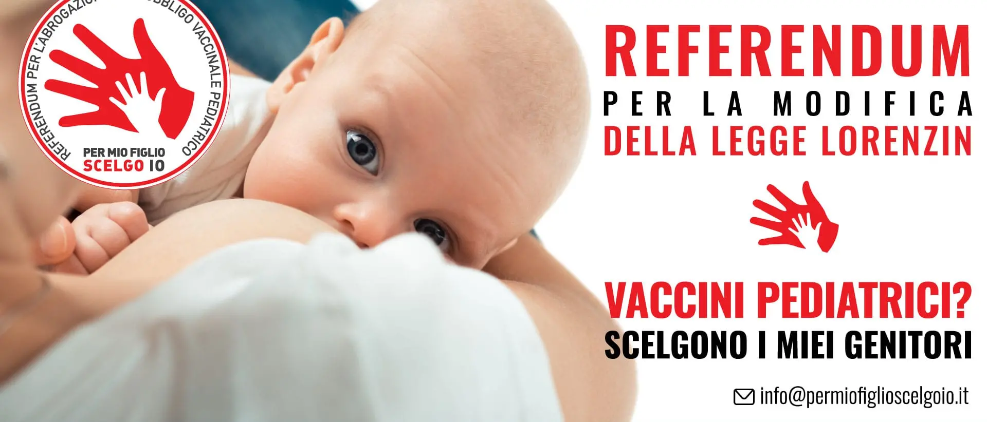 Referendum modifica legge Lorenzin: gazebo a Reggio il 9 maggio