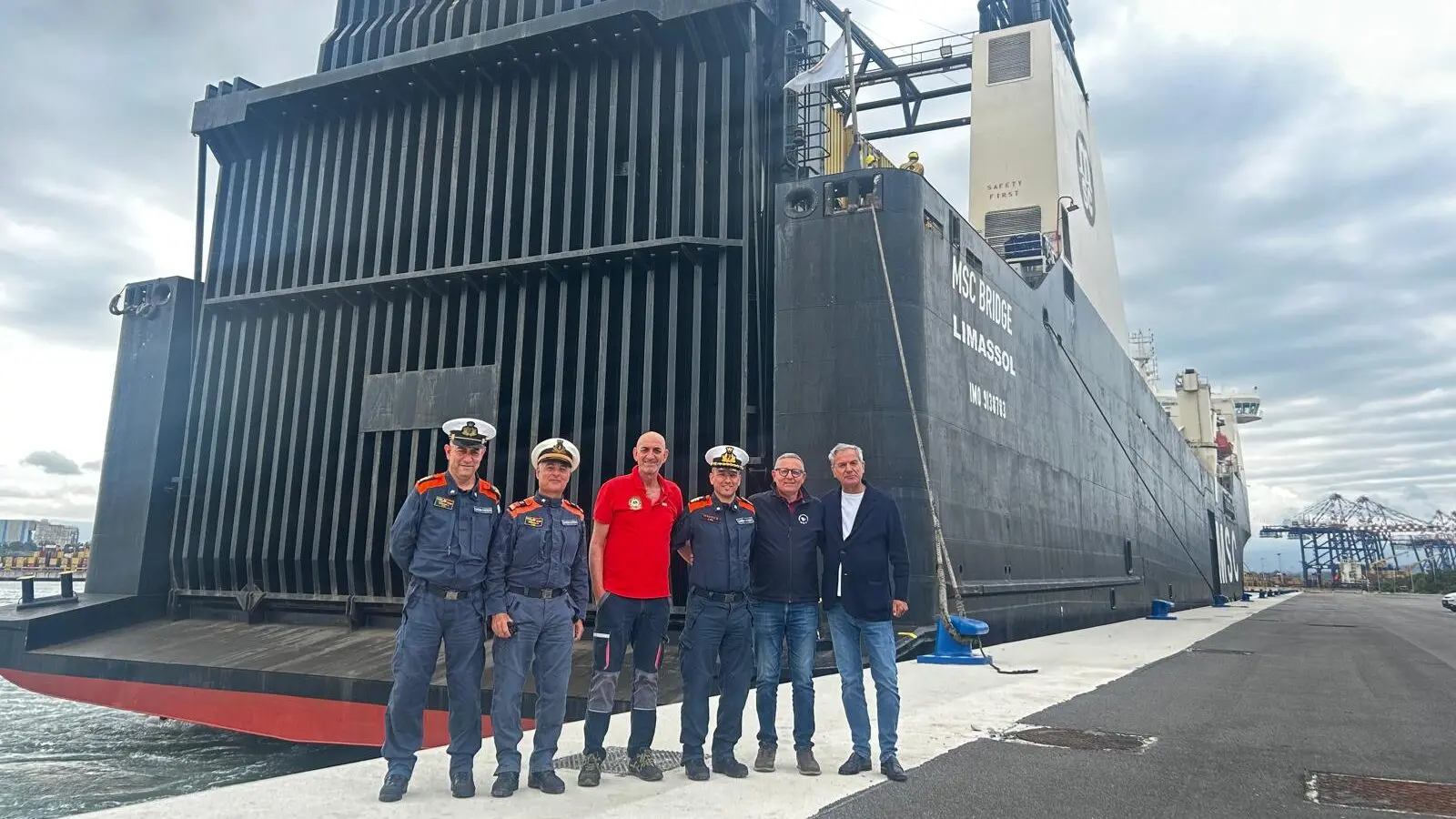 Porto di Gioia Tauro: attraccata la prima nave nella banchina di Ponente – lato Nord