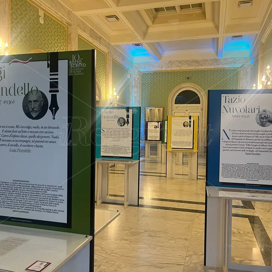 Il viaggio tra le “ultime parole” dei grandi della Storia: approda a Reggio la mostra dei testamenti illustri \"Io qui sottoscritto\"- FOTO e VIDEO