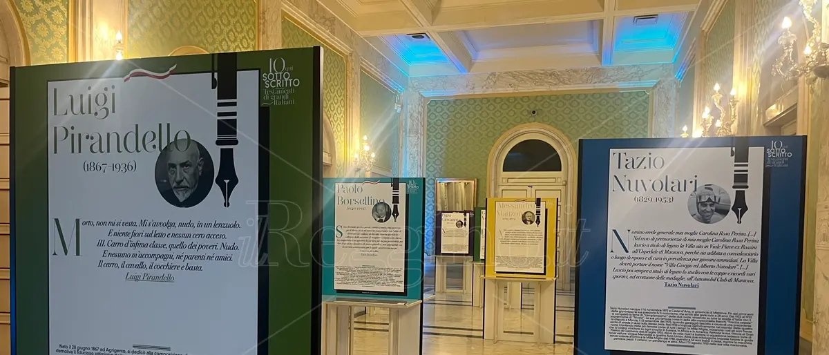 Il viaggio tra le “ultime parole” dei grandi della Storia: approda a Reggio la mostra dei testamenti illustri \"Io qui sottoscritto\"- FOTO e VIDEO