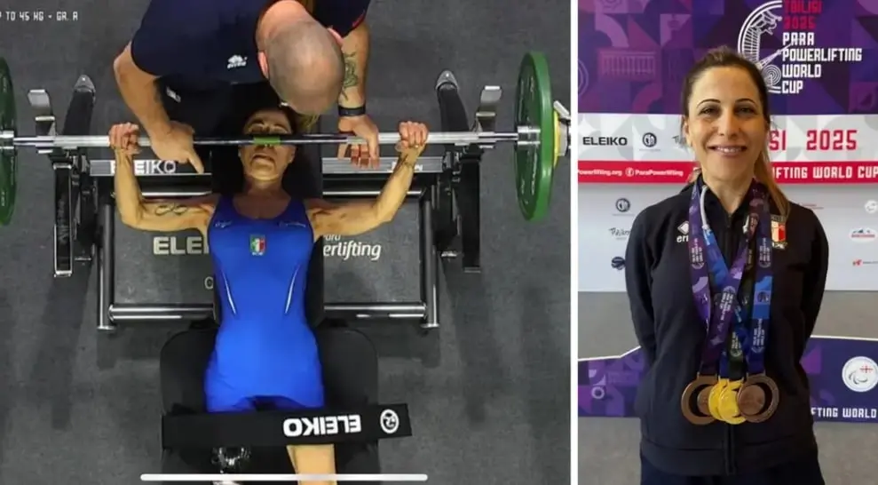 Panca paralimpica, l'impresa di Anna Morabito: da Ardore al podio mondiale con un bronzo