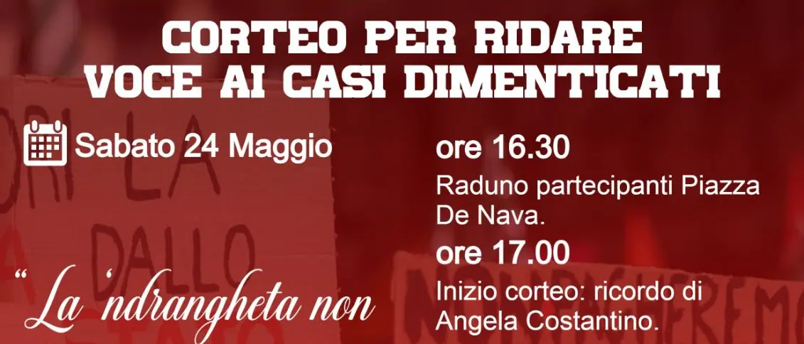 Reggio, corteo cittadino contro la ’ndrangheta per ricordare le vittime innocenti delle mafie