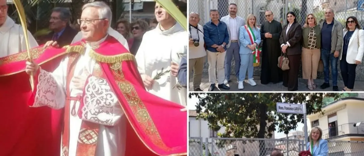 A Gioia Tauro il largo antistante al Duomo è stato intitolato a don Francesco Laruffa