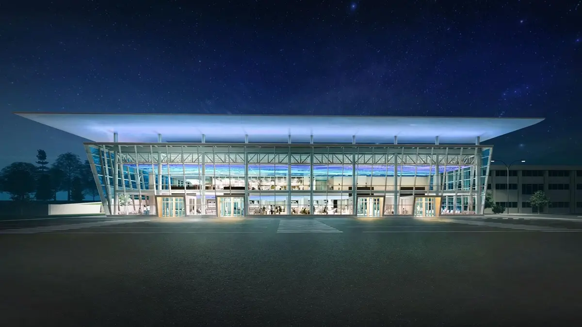 <p>Il rendering della nuova aerostazione</p>\\n