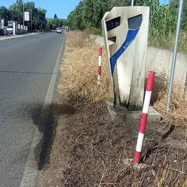 Autovelox tra Palmi e Gioia Tauro ancora in fiamme. Ranuccio: «Atto da condannare»