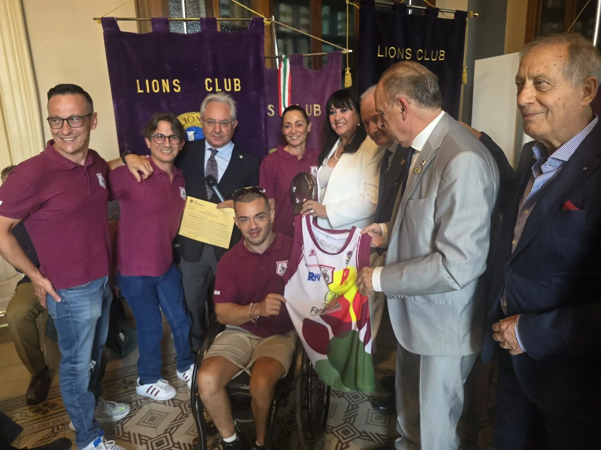 Il Lions Club premia la Reggio BIC: eccellenza dello sport reggino