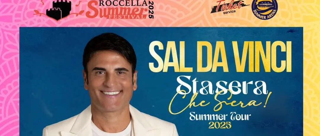 Roccella Summer Festival 2025, Sal Da Vinci il 14 agosto al Teatro al Castello
