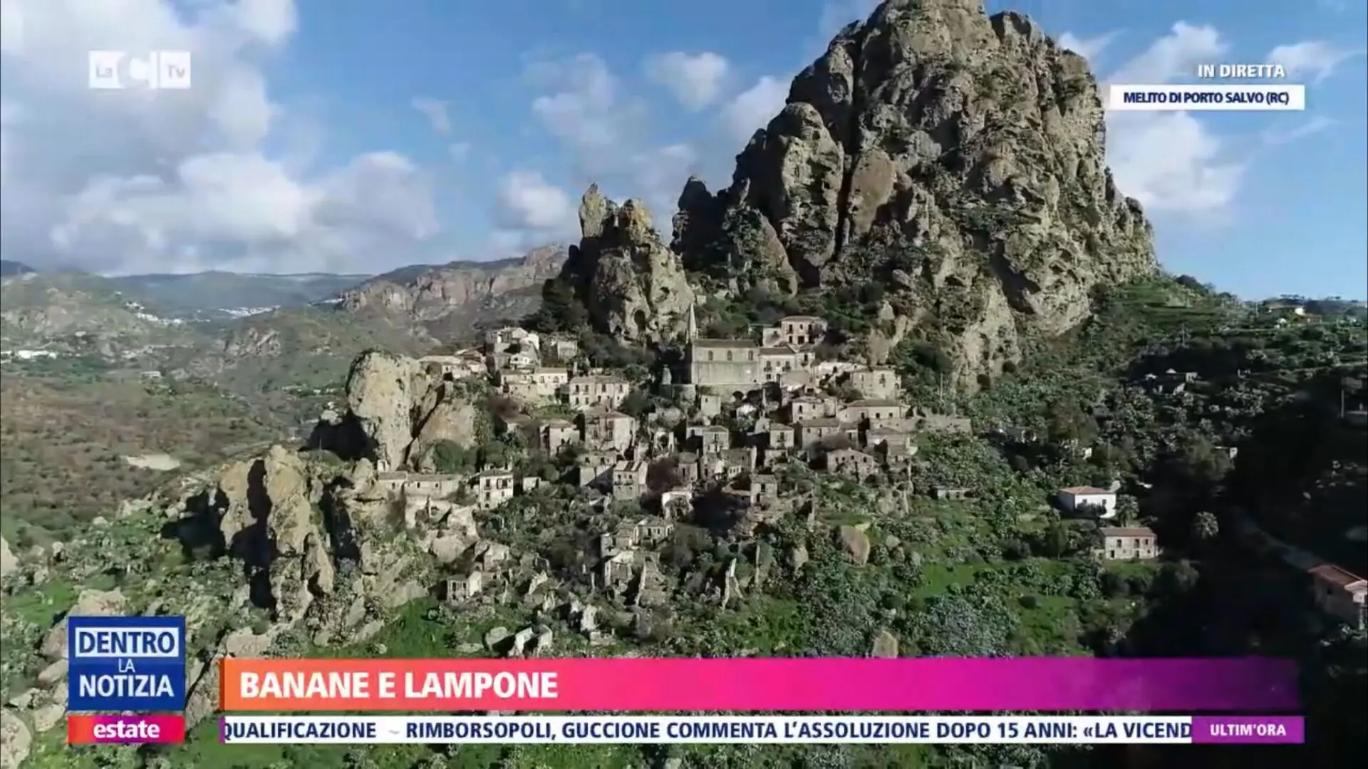 Pentedattilo e Melito protagoniste a Dentro la Notizia Estate: continua il viaggio nella Calabria che non smette di stupire - VIDEO