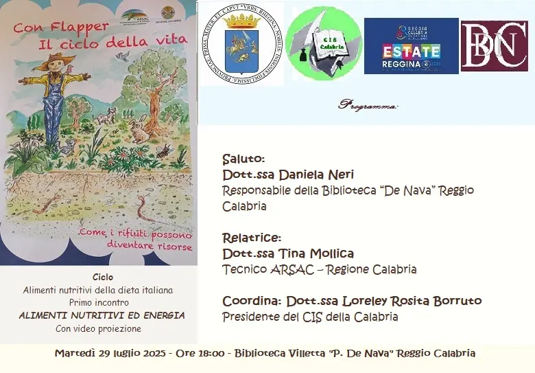 Reggio, il Cis promuove una serie di incontri sugli alimenti nutritivi della dieta italiana