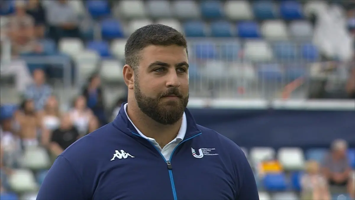 Bronzo nel getto del peso alle Universiadi di Bochum per il giovane reggino Riccardo Ferrara