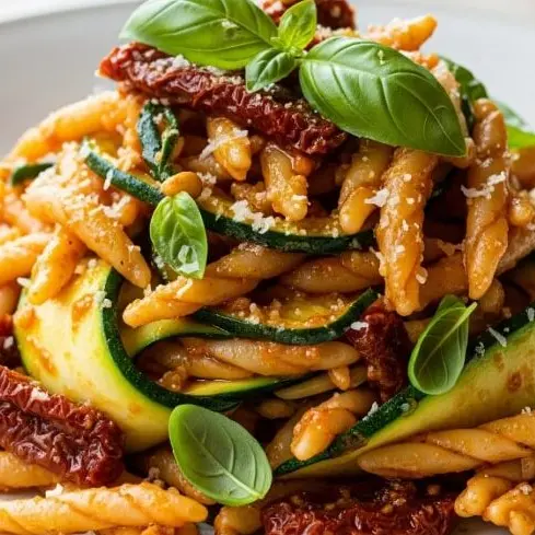 LA RICETTA DEL GIORNO | Pasta con pesto di pomodori secchi e zucchine